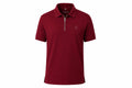 Ferovive Burgundy Zipped Polo T-Shirt