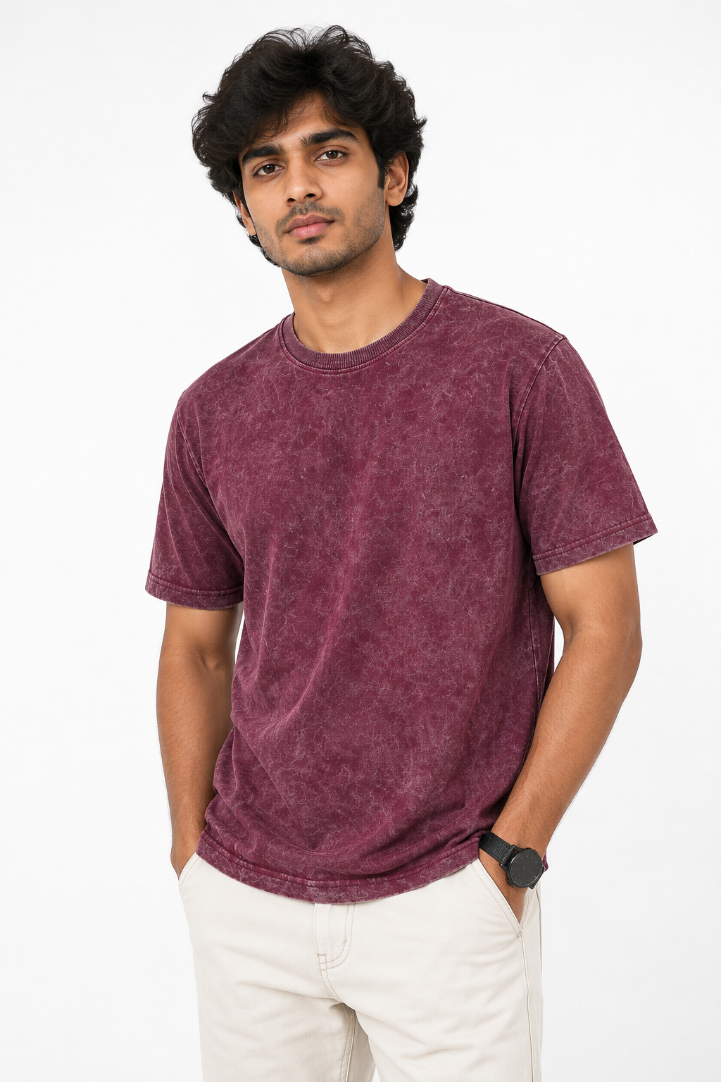 Ferovive optic wash oversized t-shirt in heavyweight cotton