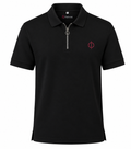 Premium Zipped Polo | Black - Effortless Style for Every Occasion