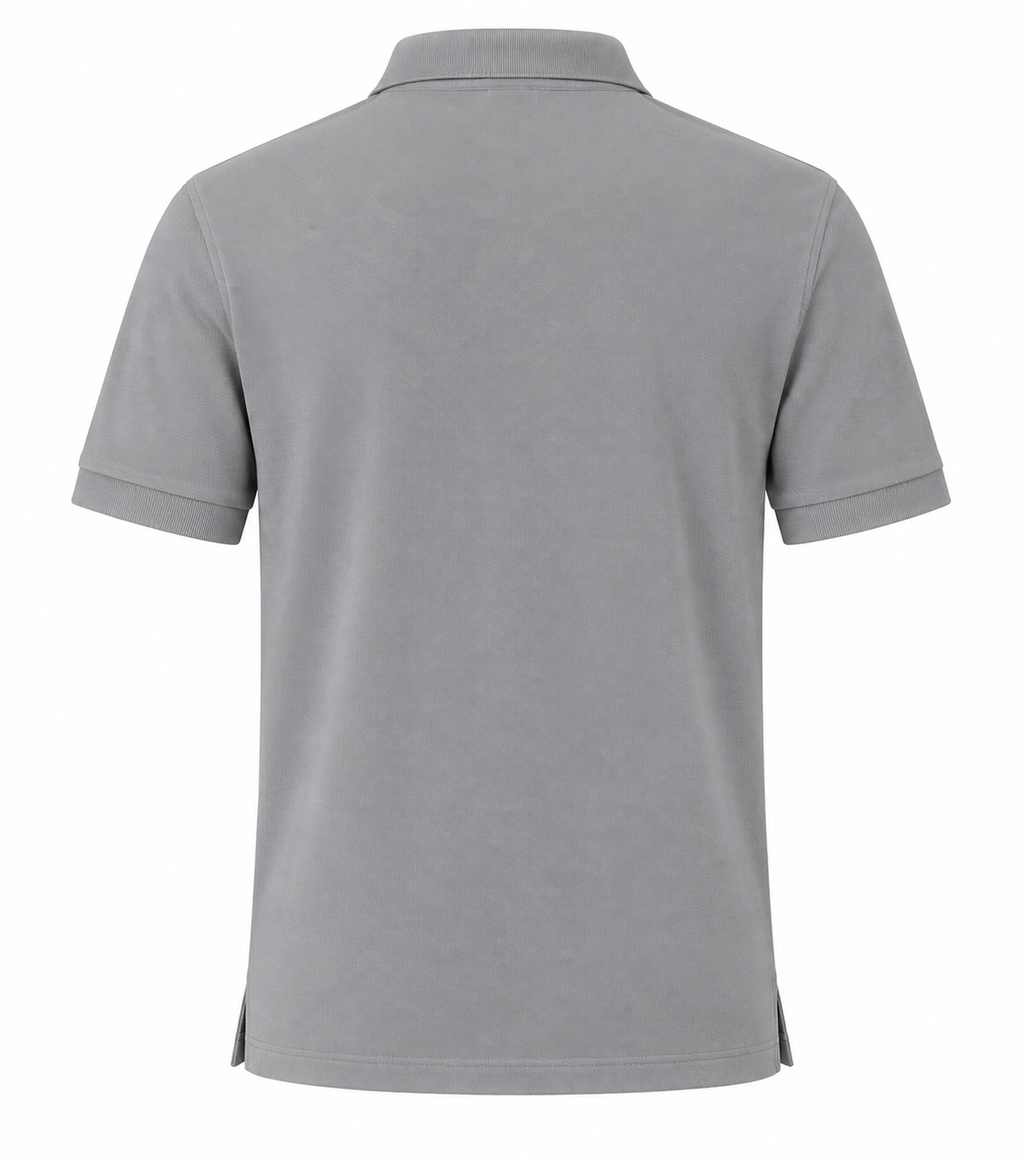 Premium Zipped Polo | Grey - Elevate Your Style Effortlessly