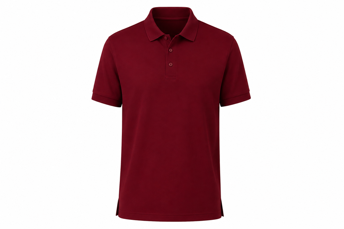 Ferovive casual polo t-shirt in maroon