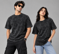 Ferovive plain optic wash oversized t-shirt in heavyweight cotton